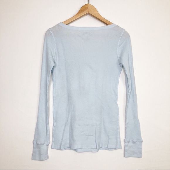 Lucky Brand Light Blue thermal, graphic, long sleeve T-shirt - Picture 2 of 9